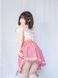 Nagari Kamizawa - Pink plaid dress(13)